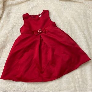 PerfectlyDressed sz:24M Red Bow Front Button Dress